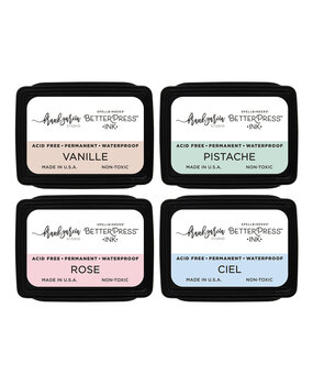 Spellbinders Buttons & Keepsakes BetterPress Ink Mini Set Blushing Macarons (4pcs) by Frank Garcia (BPI-064) Spellbinders Buttons & Keepsakes BetterPress Ink Mini Set Blushing Macarons (4pcs) by Frank Garcia (BPI-064)