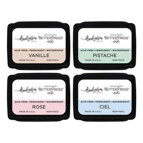 Spellbinders PRE-ORDER Buttons & Keepsakes BetterPress Ink Mini Set Blushing Macarons (4pcs) by Frank Garcia (BPI-064) Spellbinders PRE-ORDER Buttons & Keepsakes BetterPress Ink Mini Set Blushing Macarons (4pcs) by Frank Garcia (BPI-064)