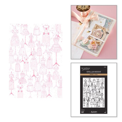 Spellbinders Buttons & Keepsakes Press + Foil Plate Vintage Atelier by Frank Garcia (BP-365) Spellbinders Buttons & Keepsakes Press + Foil Plate Vintage Atelier by Frank Garcia (BP-365)