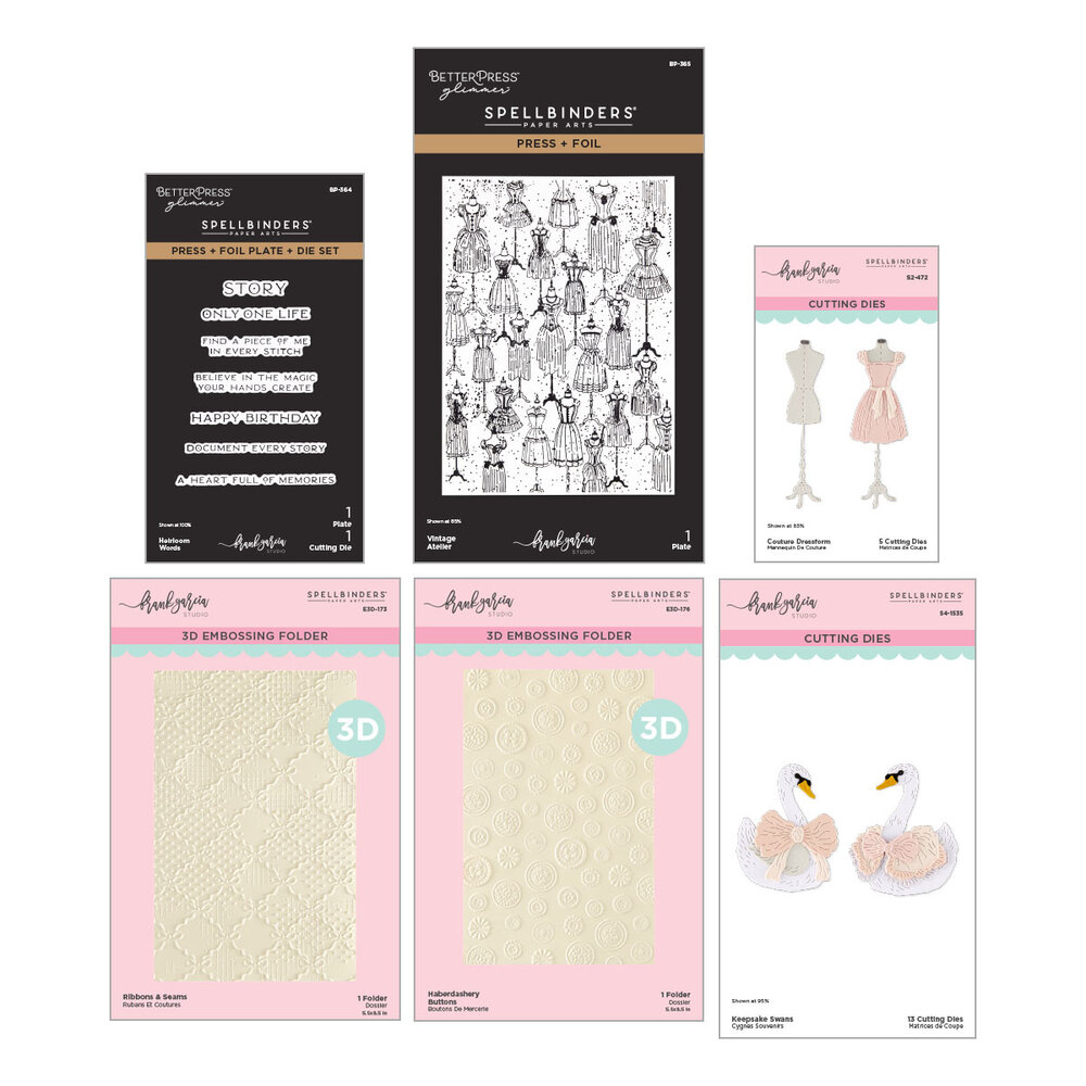 Spellbinders Buttons & Keepsakes I Want It All! Bundle by Frank Garcia (BD-1080) Spellbinders Buttons & Keepsakes I Want It All! Bundle by Frank Garcia (BD-1080)