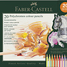 Faber Castell (20 Nieuwe Kleuren) Kleurpotlood Polychromos Blik 20 Stuks (FC-110020)