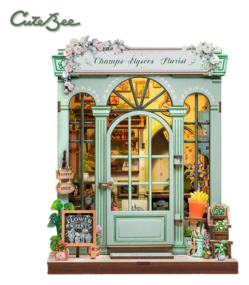 CuteBee DIY Miniature House Champs-Élysées Florist (CWGC201) CuteBee DIY Miniature House Champs-Élysées Florist (CWGC201)