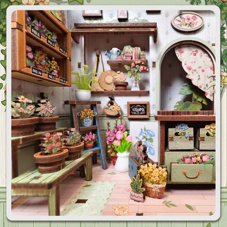 CuteBee DIY Miniature House Champs-Élysées Florist (CWGC201) CuteBee DIY Miniature House Champs-Élysées Florist (CWGC201)