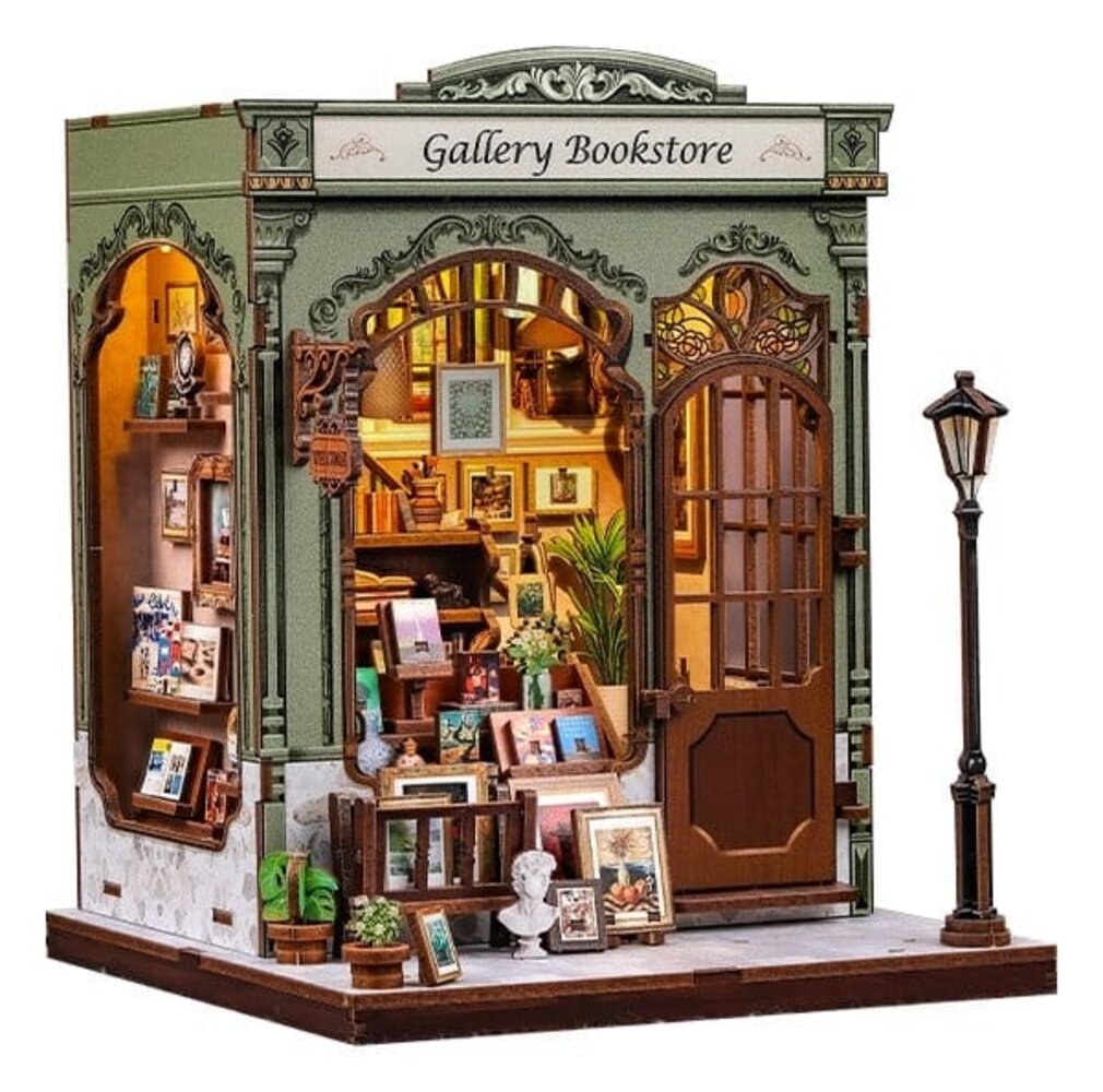 CuteBee DIY Miniature House Gallery Bookstore (CWGC214) CuteBee DIY Miniature House Gallery Bookstore (CWGC214)
