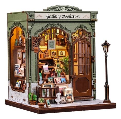 CuteBee DIY Miniature House Gallery Bookstore (CWGC214) CuteBee DIY Miniature House Gallery Bookstore (CWGC214)