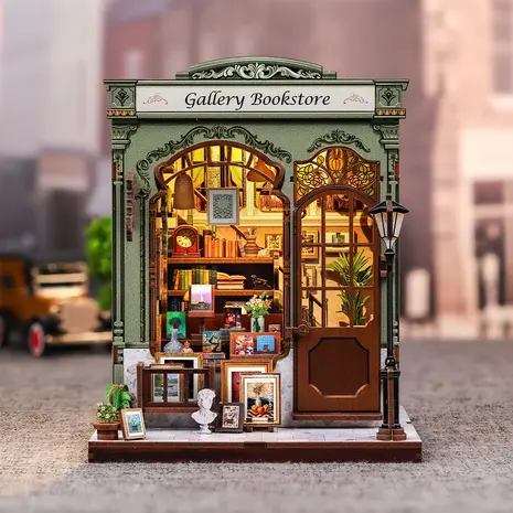 CuteBee DIY Miniature House Gallery Bookstore (CWGC214) CuteBee DIY Miniature House Gallery Bookstore (CWGC214)