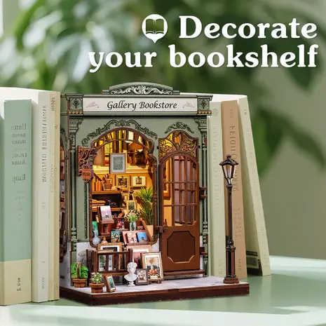 CuteBee DIY Miniature House Gallery Bookstore (CWGC214) CuteBee DIY Miniature House Gallery Bookstore (CWGC214)