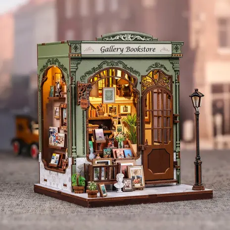 CuteBee DIY Miniature House Gallery Bookstore (CWGC214) CuteBee DIY Miniature House Gallery Bookstore (CWGC214)