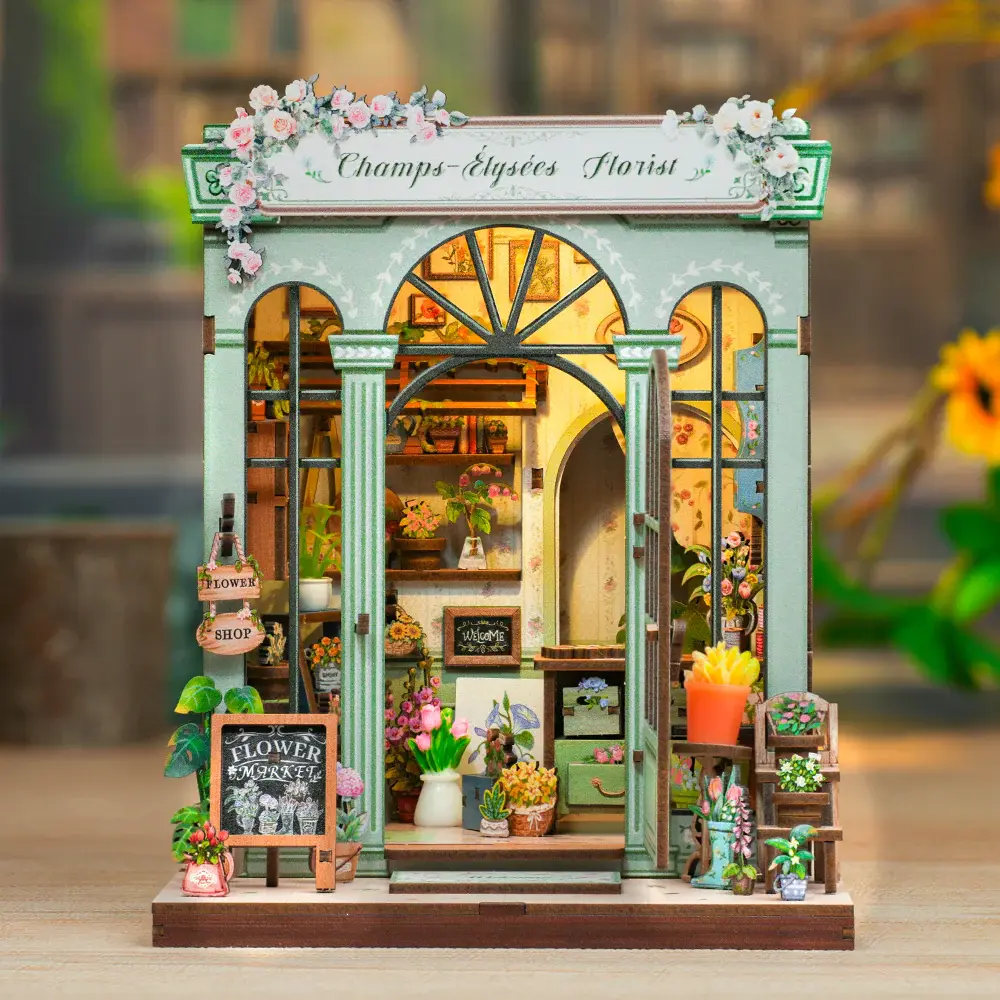 CuteBee DIY Miniature House Champs-Élysées Florist (CWGC201) CuteBee DIY Miniature House Champs-Élysées Florist (CWGC201)