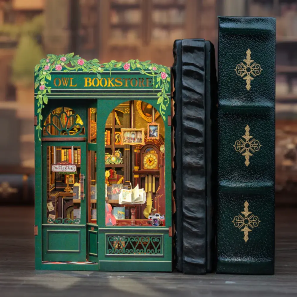 CuteBee DIY Book Nook Kit Owl Bookstore (SD02) CuteBee DIY Book Nook Kit Owl Bookstore (SD02)