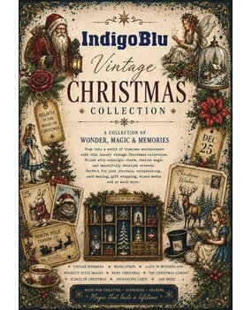 IndigoBlu Vintage Christmas Collection A4 Paper Book (IND1575)