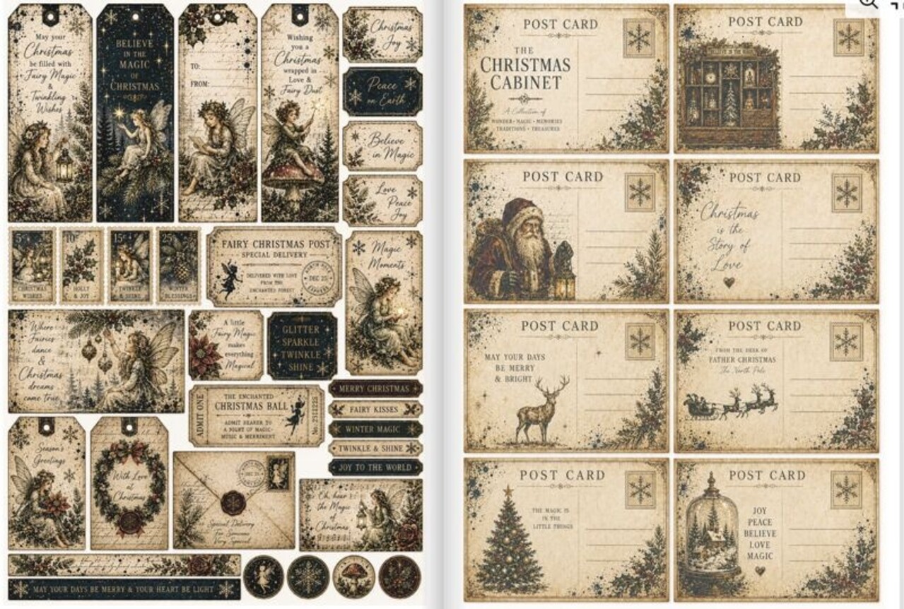 IndigoBlu Vintage Christmas Collection A4 Paper Book (IND1575) IndigoBlu Vintage Christmas Collection A4 Paper Book (IND1575)