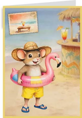 Creatief Art A Mice Vacation Card Kit (RE2530-0198)