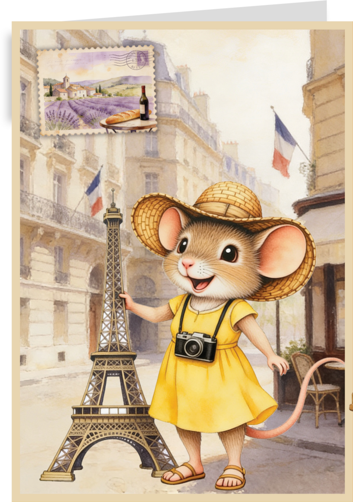 Creatief Art A Mice Vacation Card Kit (RE2530-0198)