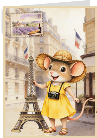 Creatief Art A Mice Vacation Card Kit (RE2530-0198)