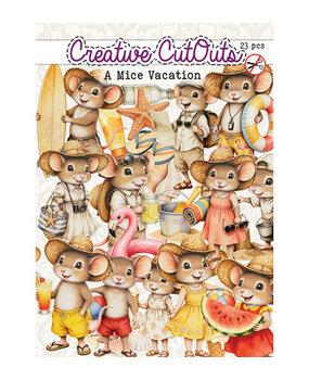 Creatief Art A Mice Vacation Die-Cuts Creative CutOuts (CCODC-PLUS-004) Creatief Art A Mice Vacation Die-Cuts Creative CutOuts (CCODC-PLUS-004)