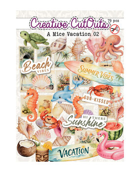 Creatief Art A Mice Vacation Die-Cuts Creative CutOuts 2 (CCODC-PLUS-005) Creatief Art A Mice Vacation Die-Cuts Creative CutOuts 2 (CCODC-PLUS-005)