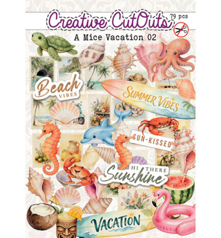 Creatief Art A Mice Vacation Die-Cuts Creative CutOuts 2 (CCODC-PLUS-005) Creatief Art A Mice Vacation Die-Cuts Creative CutOuts 2 (CCODC-PLUS-005)