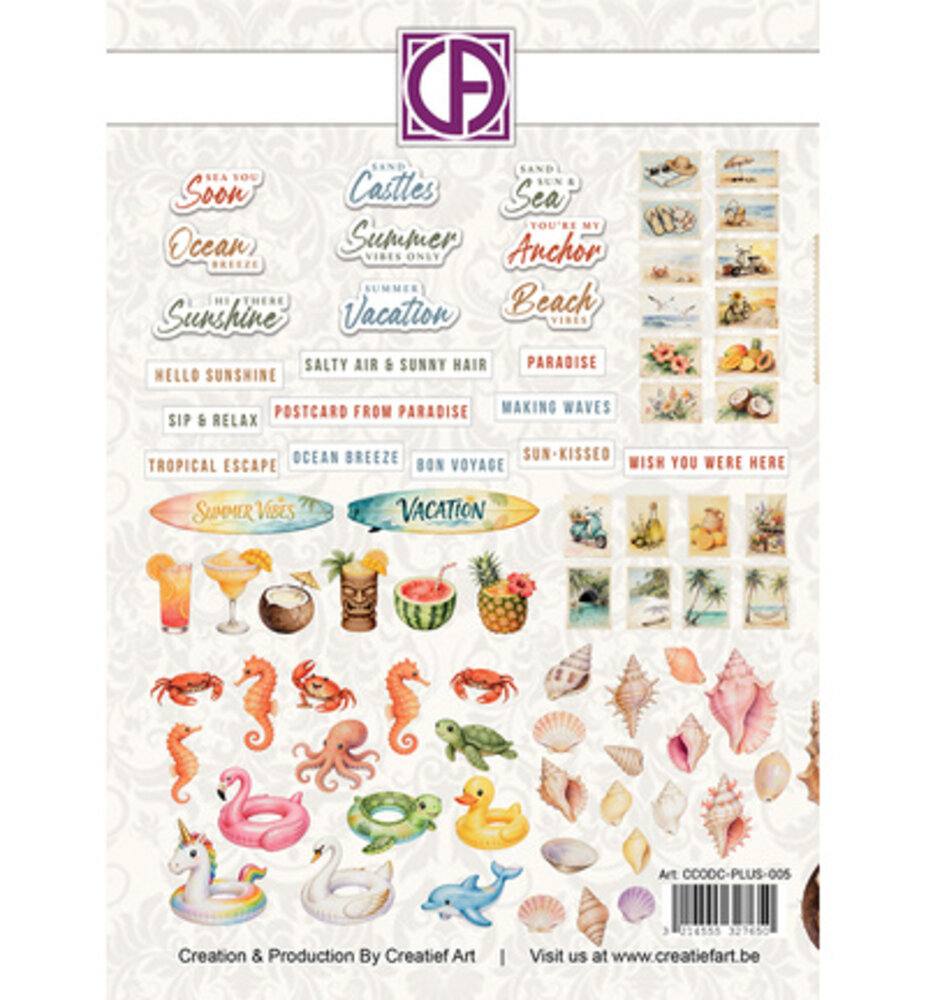 Creatief Art A Mice Vacation Die-Cuts Creative CutOuts 2 (CCODC-PLUS-005) Creatief Art A Mice Vacation Die-Cuts Creative CutOuts 2 (CCODC-PLUS-005)