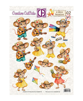 Creatief Art A Mice Vacation 02 Stansvel (CCO-049) Creatief Art A Mice Vacation 02 Stansvel (CCO-049)
