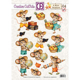 Creatief Art A Mice Vacation 04 Stansvel (CCO-051)