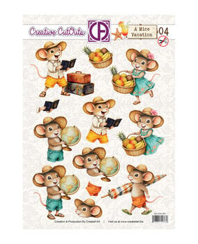 Creatief Art A Mice Vacation 04 Stansvel (CCO-051)
