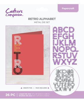 Crafter's Companion Retro Alphabet Dies (CC-MD-RETRO-ALP) Crafter's Companion Retro Alphabet Dies (CC-MD-RETRO-ALP)