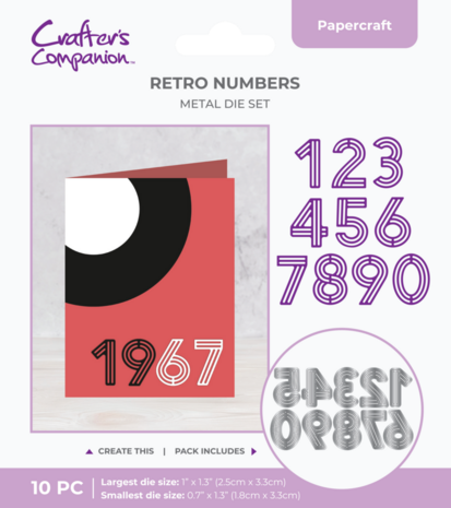 Crafter's Companion Retro Numbers Dies (CC-MD-RETRO-NUM) Crafter's Companion Retro Numbers Dies (CC-MD-RETRO-NUM)