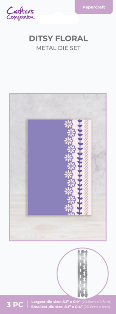 Crafter's Companion Ditsy Floral Dies (CC-MD-EDG-DIFL) Crafter's Companion Ditsy Floral Dies (CC-MD-EDG-DIFL)