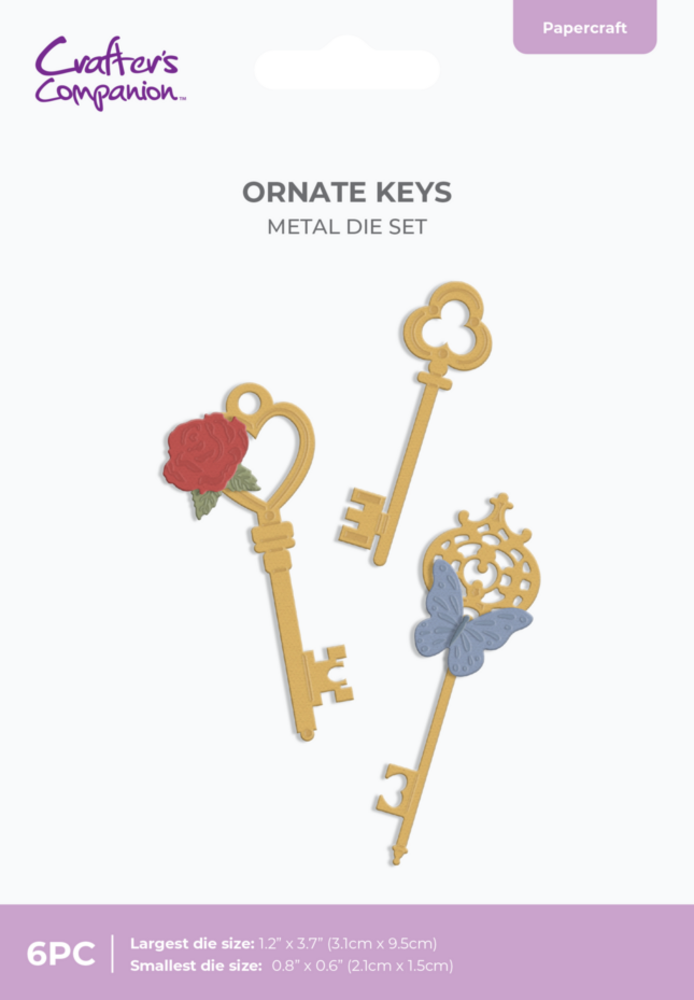 Crafter's Companion Ornate Keys Dies (CC-TOW-MD-ORNKEY) Crafter's Companion Ornate Keys Dies (CC-TOW-MD-ORNKEY)