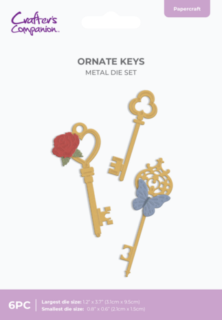 Crafter's Companion Ornate Keys Dies (CC-TOW-MD-ORNKEY) Crafter's Companion Ornate Keys Dies (CC-TOW-MD-ORNKEY)