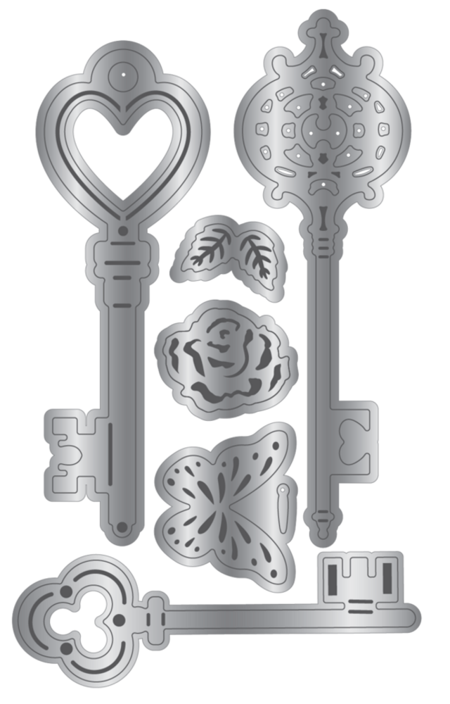 Crafter's Companion Ornate Keys Dies (CC-TOW-MD-ORNKEY) Crafter's Companion Ornate Keys Dies (CC-TOW-MD-ORNKEY)