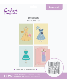 Crafter's Companion Dresses Dies (CC-EF-MD-DRESS) Crafter's Companion Dresses Dies (CC-EF-MD-DRESS)
