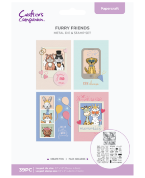 Crafter's Companion Furry Friends Stamp & Dies (CC-STD-FUR-FRI) Crafter's Companion Furry Friends Stamp & Dies (CC-STD-FUR-FRI)