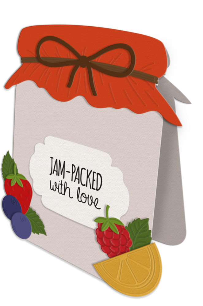 Crafter's Companion Jam Jar Stamp & Dies (CC-STD-JAMJ) Crafter's Companion Jam Jar Stamp & Dies (CC-STD-JAMJ)