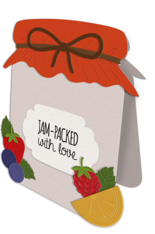 Crafter's Companion Jam Jar Stamp & Dies (CC-STD-JAMJ) Crafter's Companion Jam Jar Stamp & Dies (CC-STD-JAMJ)