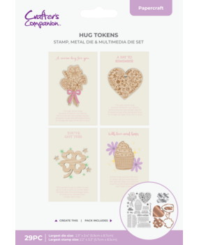 Crafter's Companion Hug Tokens Stamp & Dies (CC-STD-HUG-TOK) Crafter's Companion Hug Tokens Stamp & Dies (CC-STD-HUG-TOK)