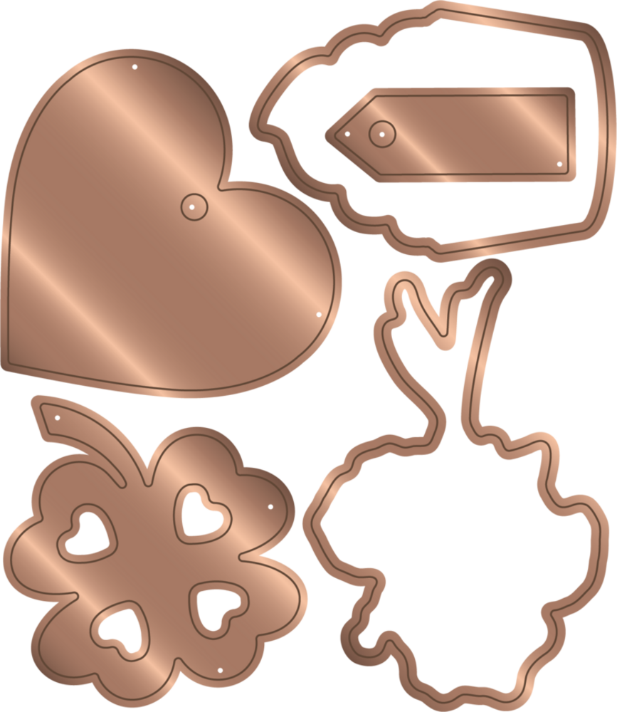Crafter's Companion Hug Tokens Stamp & Dies (CC-STD-HUG-TOK) Crafter's Companion Hug Tokens Stamp & Dies (CC-STD-HUG-TOK)