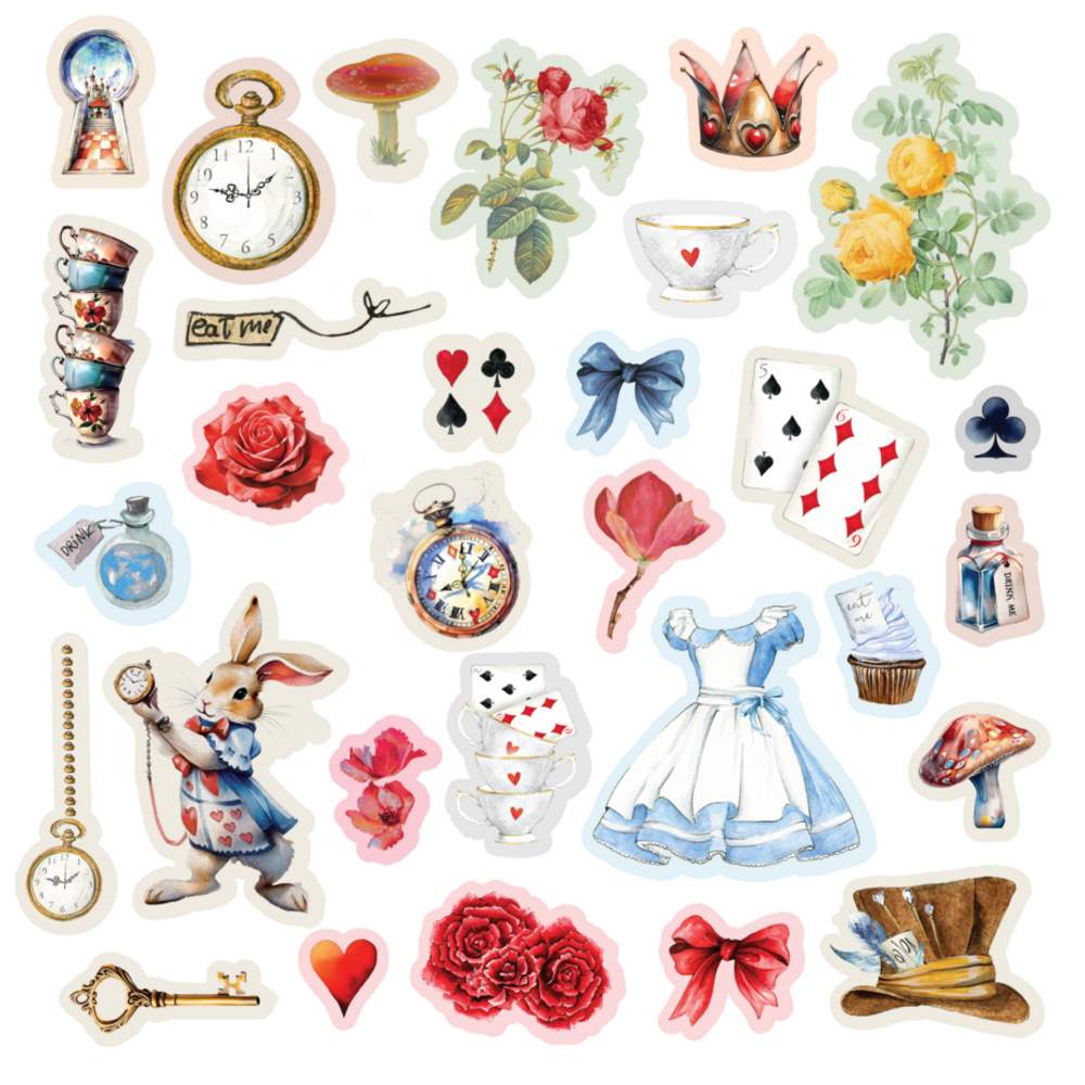 Crafter's Companion Tales of Wonderland Ephemera (CC-TOW-EPHE) Crafter's Companion Tales of Wonderland Ephemera (CC-TOW-EPHE)
