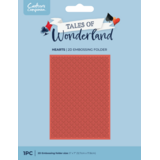 Crafter's Companion Tales of Wonderland 2D Embossing Folder Hearts (CC-TOW-EF5-HEAR)