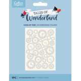 Crafter's Companion Tales of Wonderland 2D Embossing Folder Cogs of Time (CC-TOW-EF5-COT)
