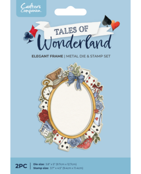 Crafter's Companion Tales of Wonderland Stamp & Die Elegant Frame (CC-TOW-STD-ELFR) Crafter's Companion Tales of Wonderland Stamp & Die Elegant Frame (CC-TOW-STD-ELFR)