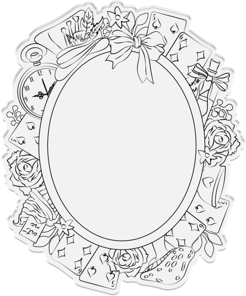 Crafter's Companion Tales of Wonderland Stamp & Die Elegant Frame (CC-TOW-STD-ELFR) Crafter's Companion Tales of Wonderland Stamp & Die Elegant Frame (CC-TOW-STD-ELFR)