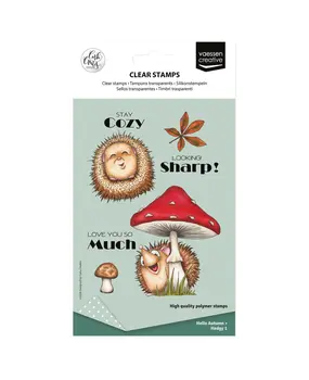 Vaessen Creative Hello Autunm A6 Clear Stamps Hedgy by Carla Creates (CAR0502)