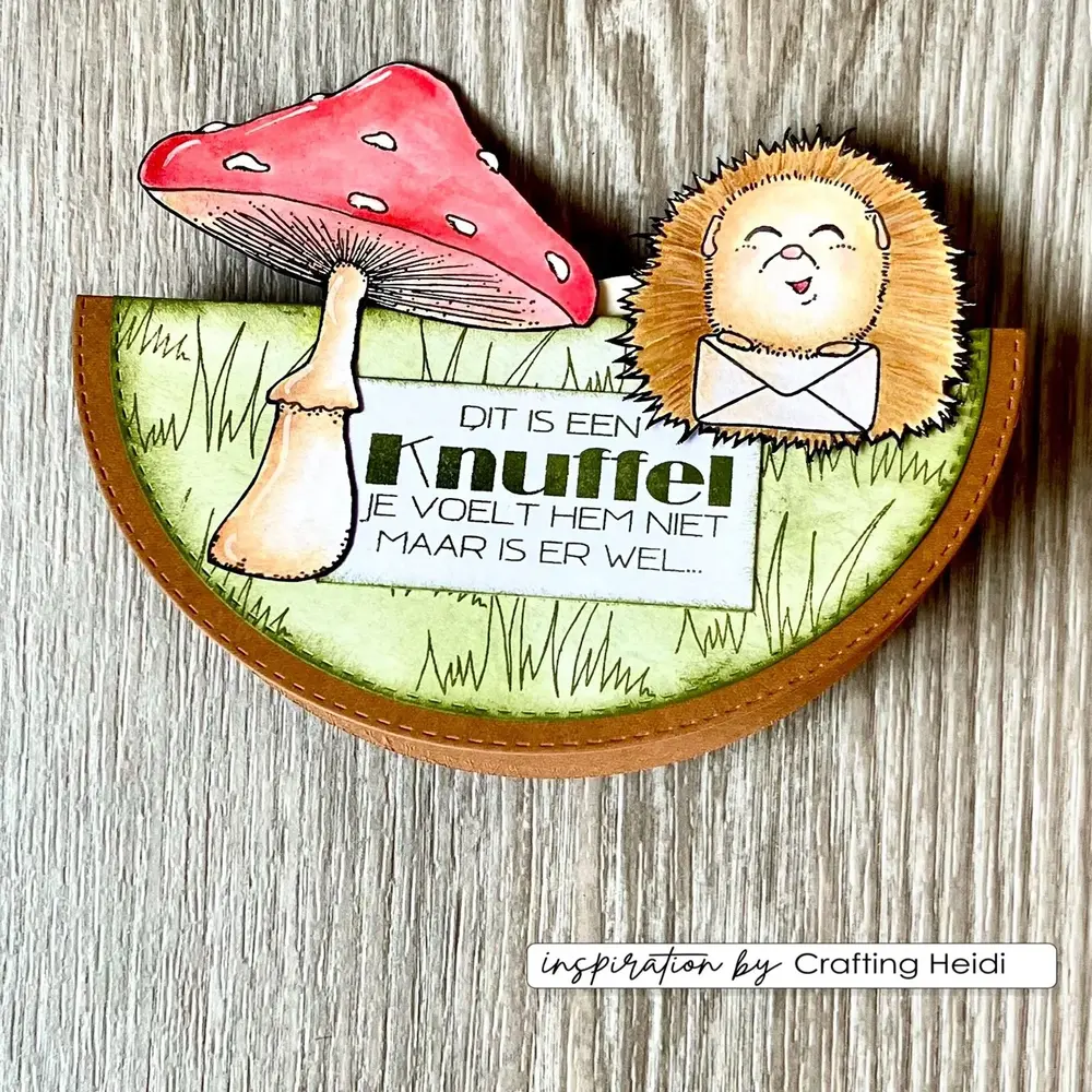 Vaessen Creative Hello Autunm A6 Clear Stamps Hedgy by Carla Creates (CAR0502)
