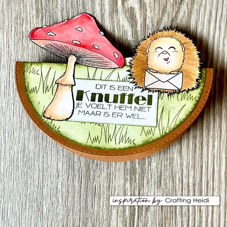 Vaessen Creative Hello Autunm A6 Clear Stamps Hedgy by Carla Creates (CAR0502)