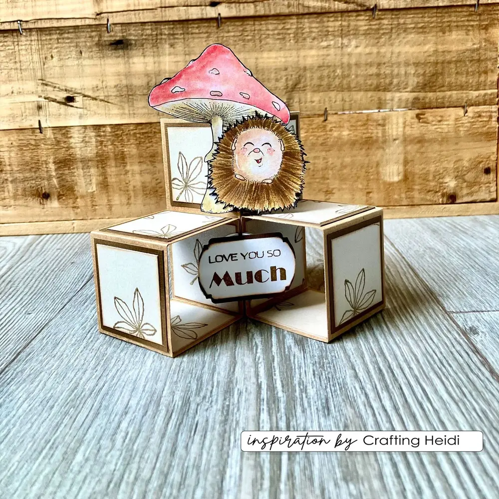 Vaessen Creative Hello Autunm A6 Clear Stamps Hedgy by Carla Creates (CAR0502)