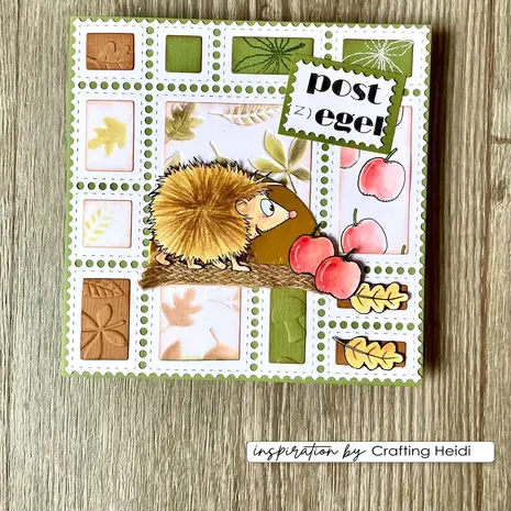 Vaessen Creative Hello Autunm A6 Clear Stamps Hedgy 2 by Carla Creates (CAR0503) Vaessen Creative Hello Autunm A6 Clear Stamps Hedgy 2 by Carla Creates (CAR0503)