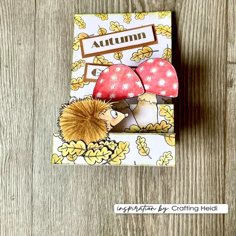 Vaessen Creative Hello Autunm A6 Clear Stamps Hedgy 2 by Carla Creates (CAR0503) Vaessen Creative Hello Autunm A6 Clear Stamps Hedgy 2 by Carla Creates (CAR0503)