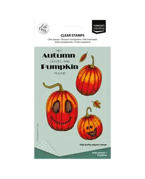 Vaessen Creative Hello Autunm A6 Clear Stamps Pumpkins by Carla Creates (CAR0505)